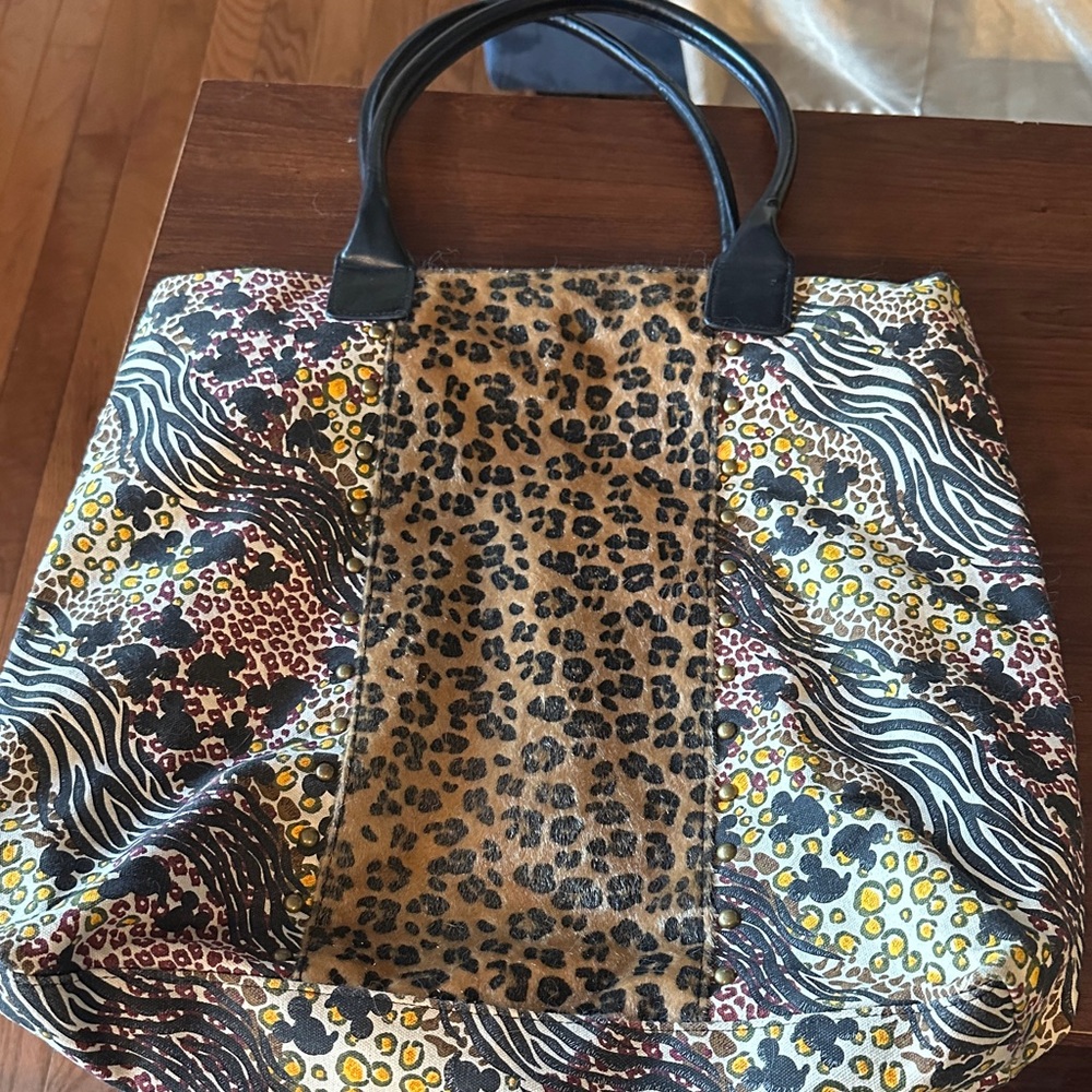 Disney Leopard and Zebra Print Tote Bag
